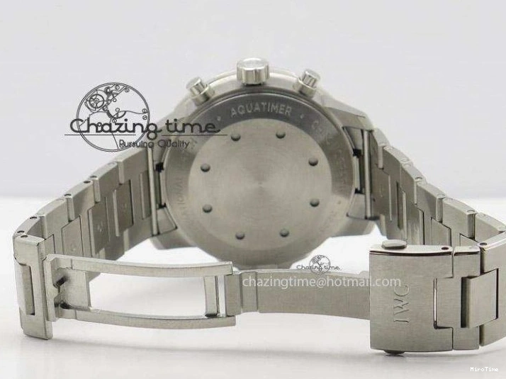 MIROTIME 0131 Versatile Aquatimer Chrono IW376803 V6F 1:1 Best Edition White Dial On SS Bracelet A 7359